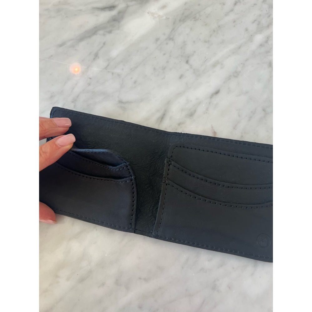 Flint and Tinder (Huckberry) Black Leather Wallet - Picture 8 of 11